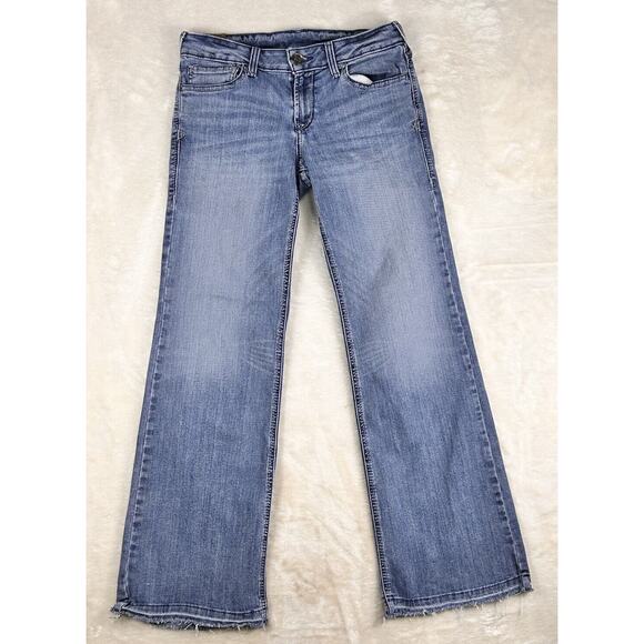 Ariat Denim - Ariat Jeans Womens 29R Blue Denim Trouser Bootcut Stretch Western Solid
